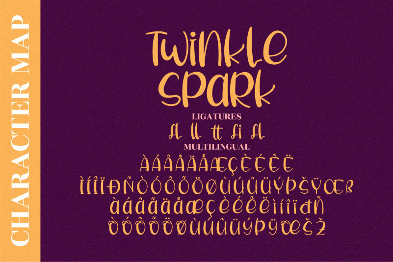 Twinkle Spark Font preview image 5