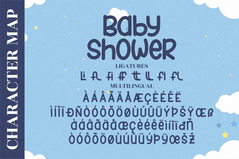 Baby Shower Font preview image 5