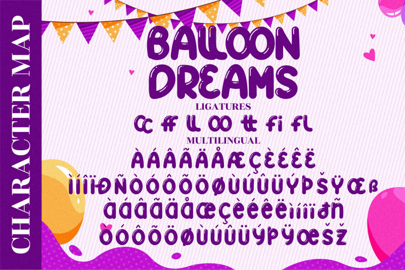 BALLON DREAMS Font preview image 5