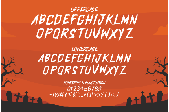 Halloween Night Font preview image 2