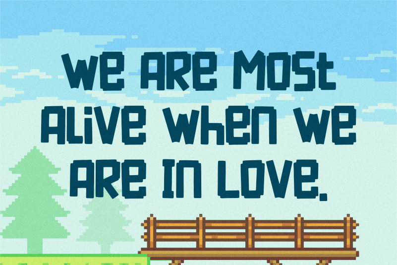 PIXEL CRAFT Font preview image 2