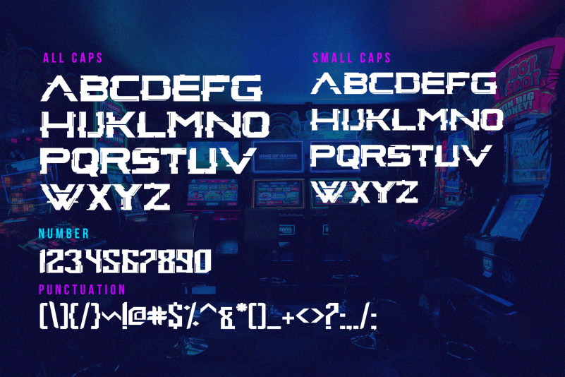 GLITCH INSIDE Font preview image 2