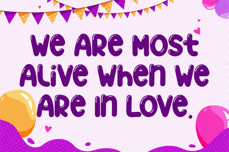 BALLON DREAMS Font preview image 2