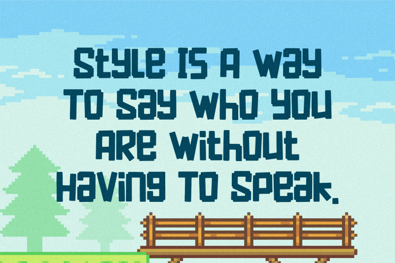 PIXEL CRAFT Font preview image 3