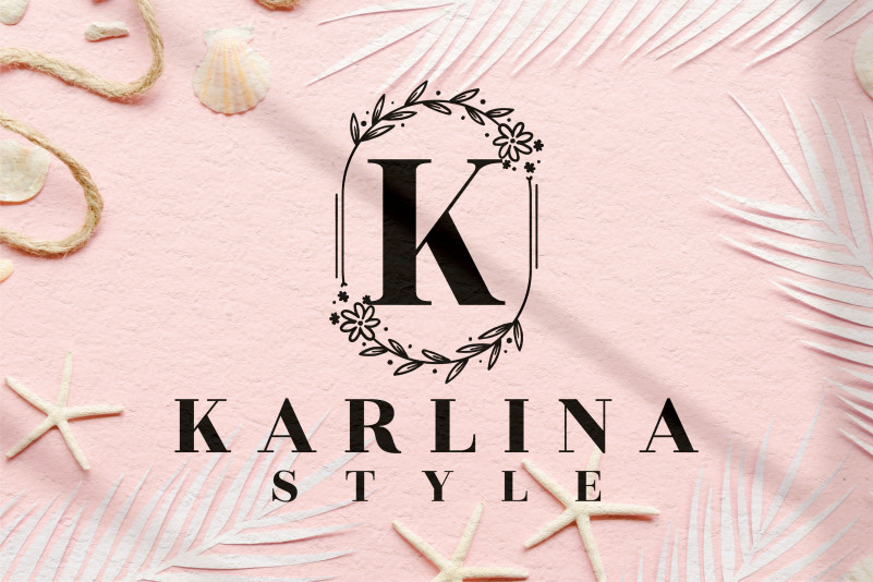 Yumeira Monogram Font preview image 2