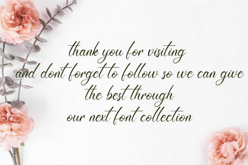 Summer Long Font preview image 5