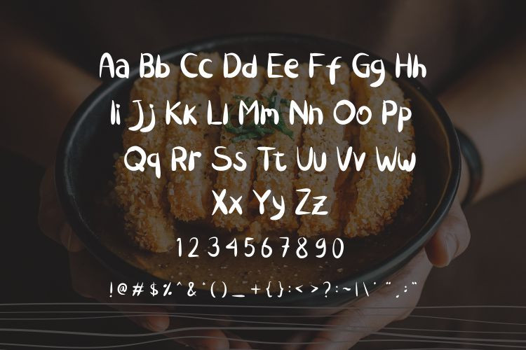 Chicken Katsu Font preview image 4