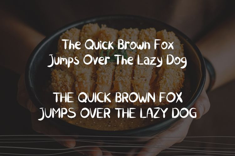 Chicken Katsu Font preview image 5