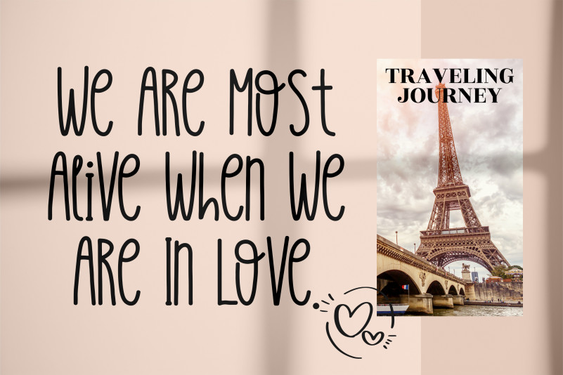 DEAR HONEY Font preview image 4