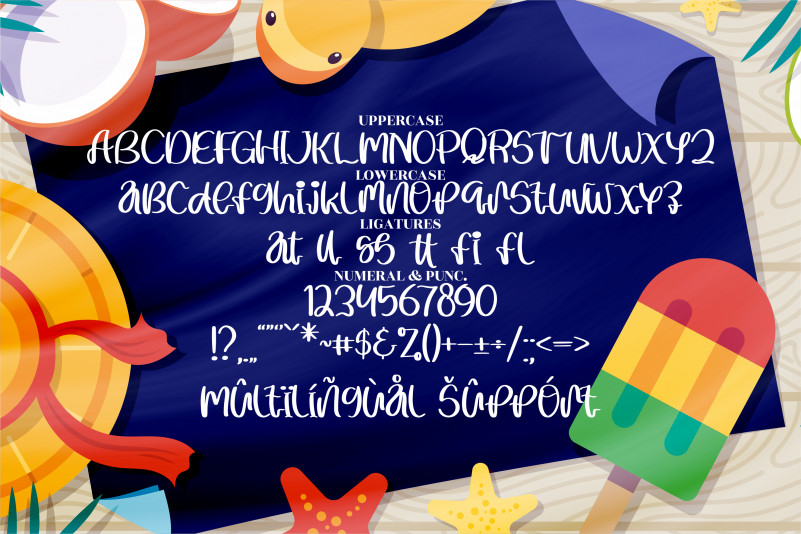 Summer Lovely Font preview image 3