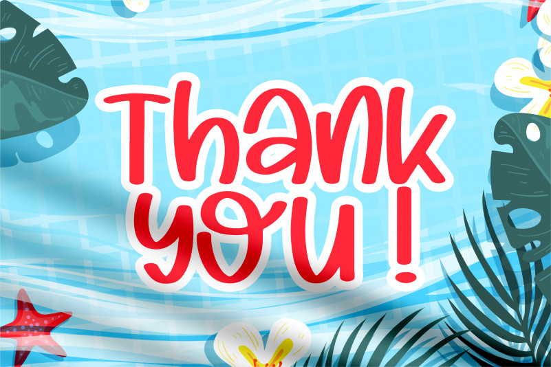 Summer Flowers Font preview image 5