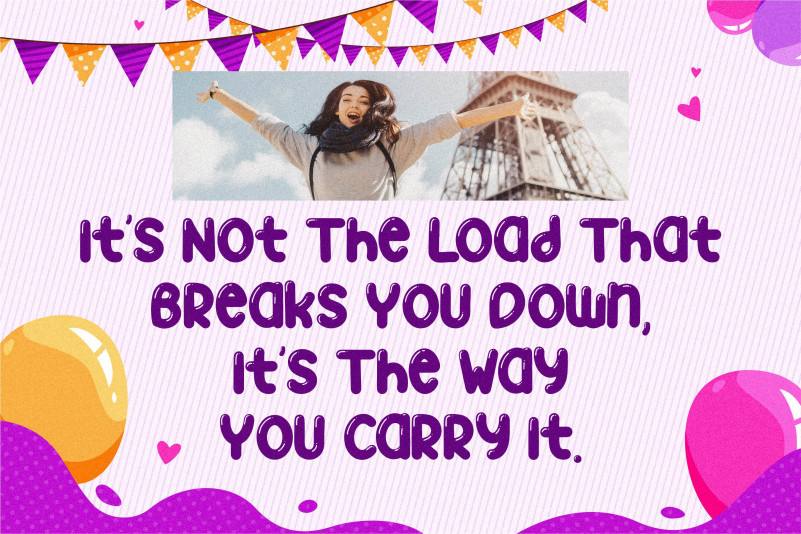 BALLON DREAMS Font preview image 3
