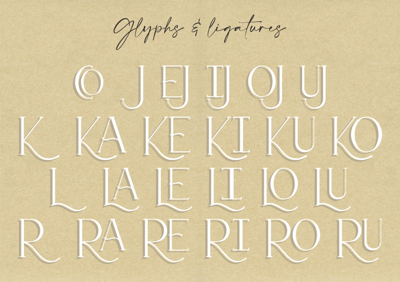 The Lost Cord Font preview image 3