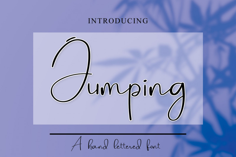Jumping Handwritten Font