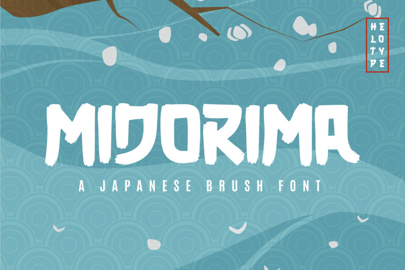 Midorima Brush Font