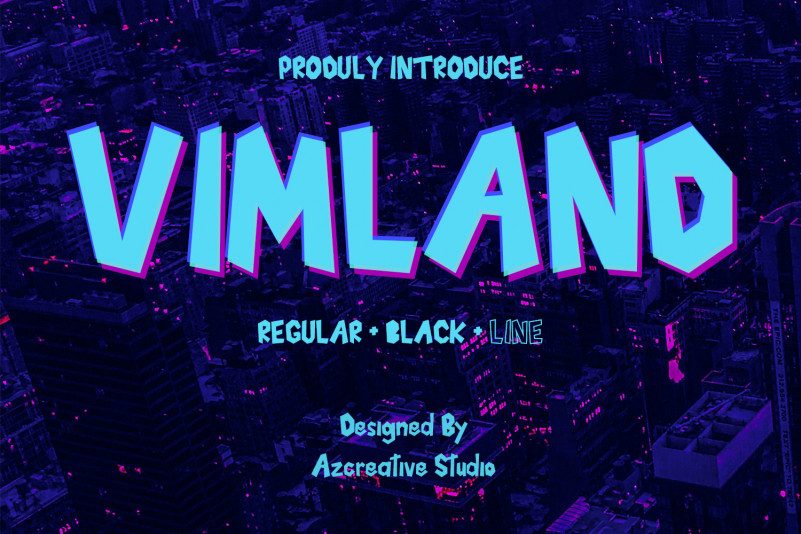 Vimland Display Font
