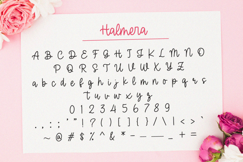 Halmera Font preview image 5