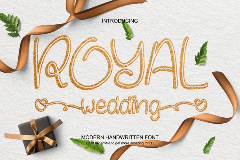 Royal Wedding Handwritten Font