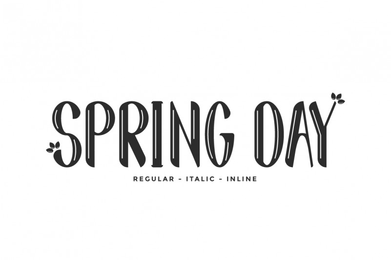 Spring Day Display Font