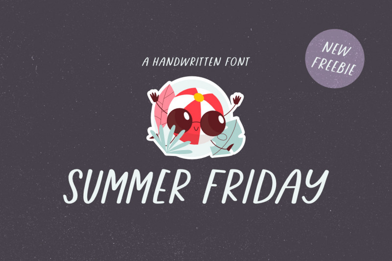 Summer Friday Display Font