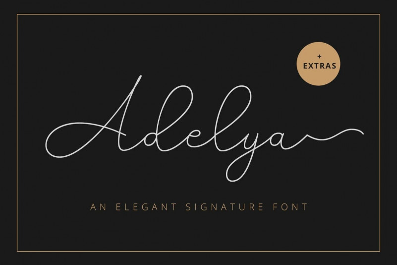 Adelya Script Font