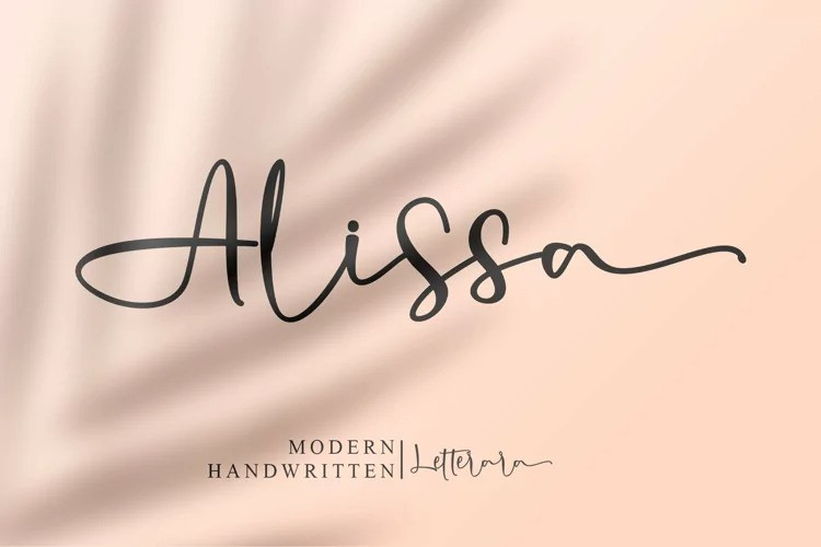 Alissa Calligraphy Font