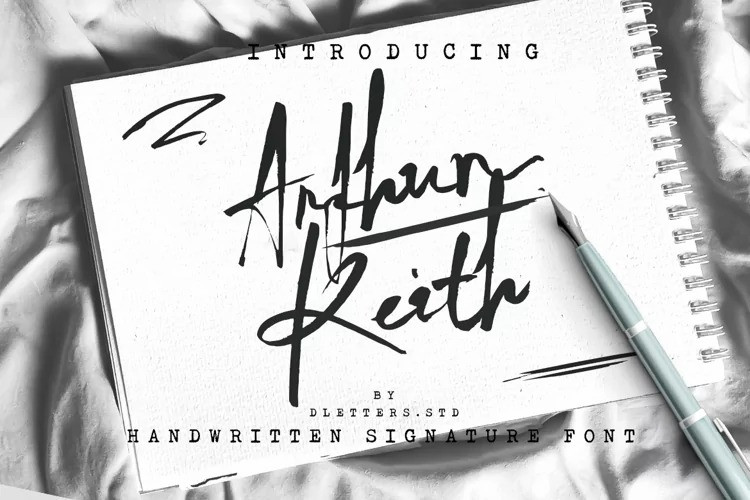 Arthur Keith Brush Font
