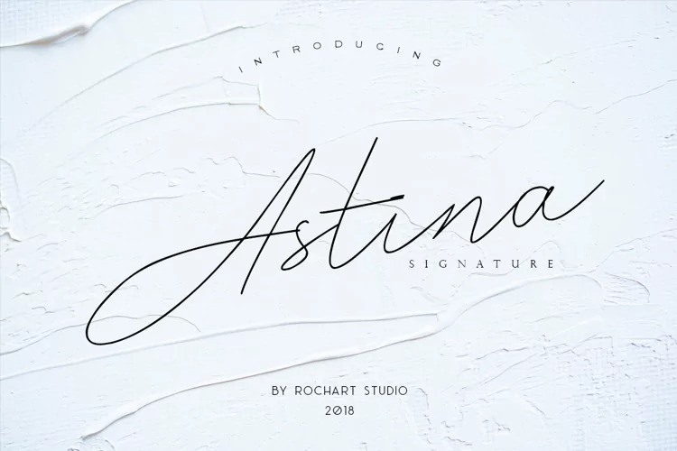 Astina Handwritten Font