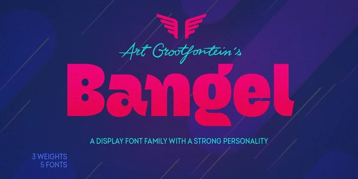 Bangel Display Font