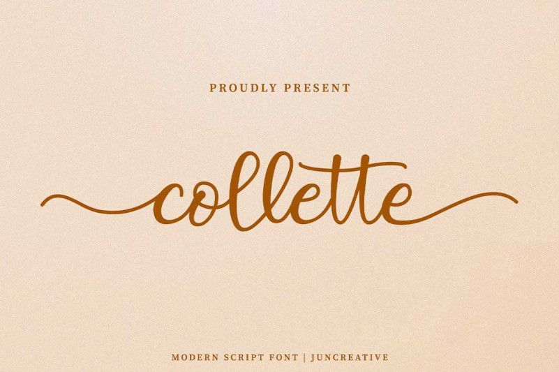 Collette Calligraphy Font