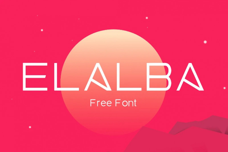 Elalba Sans Serif Font