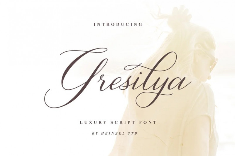 Gresilya Calligraphy Font