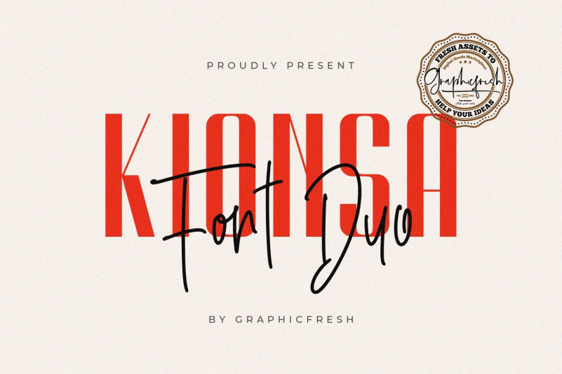 Kionsa Sans Serif Font