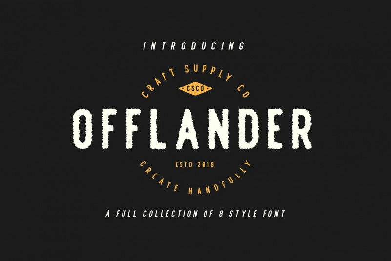 Offlander Display Font