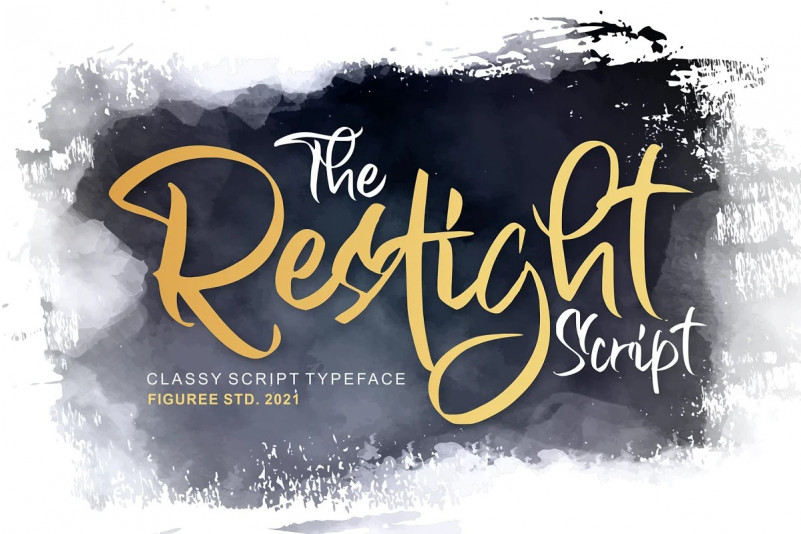 Restight Script Font