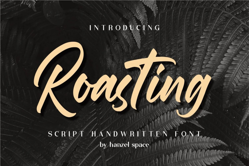 Roasting Bold Script Font