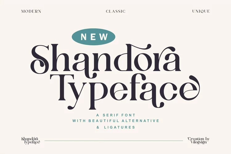 Shandora Serif Font
