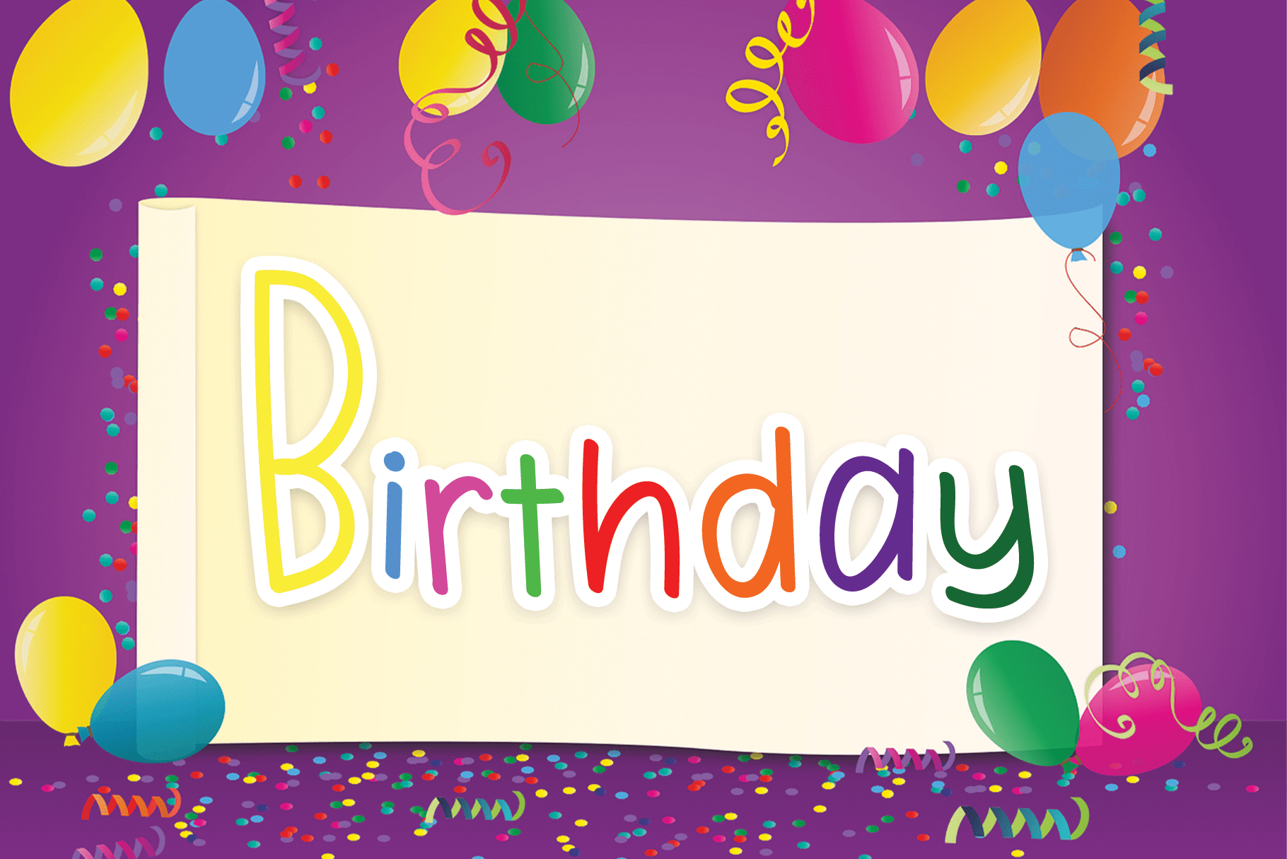 Birthday Display Font