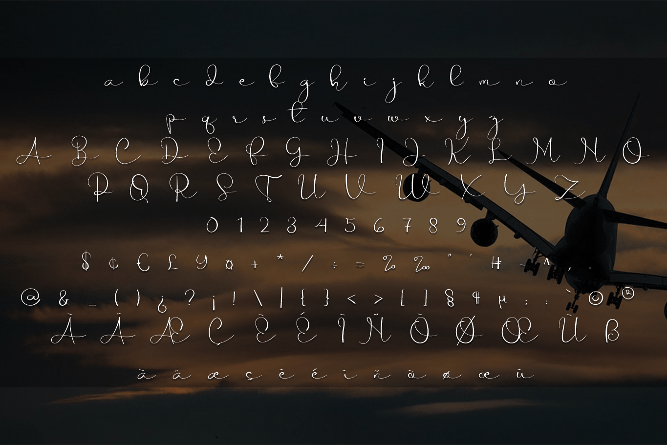 The Airplane Font preview image 4