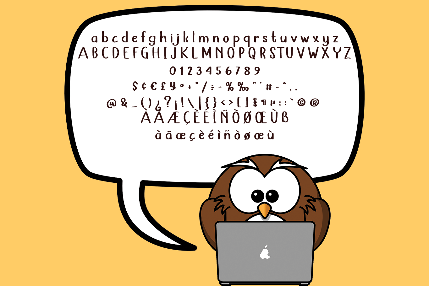The Owl Font preview image 4