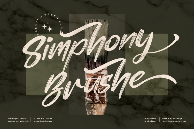 Simphony Brushe Brush Font