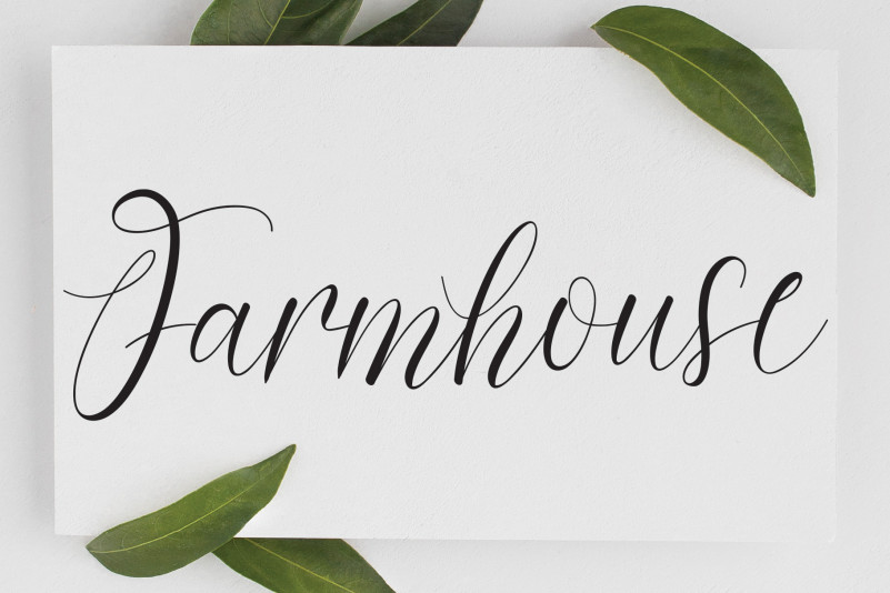 Farmhouse Script Font