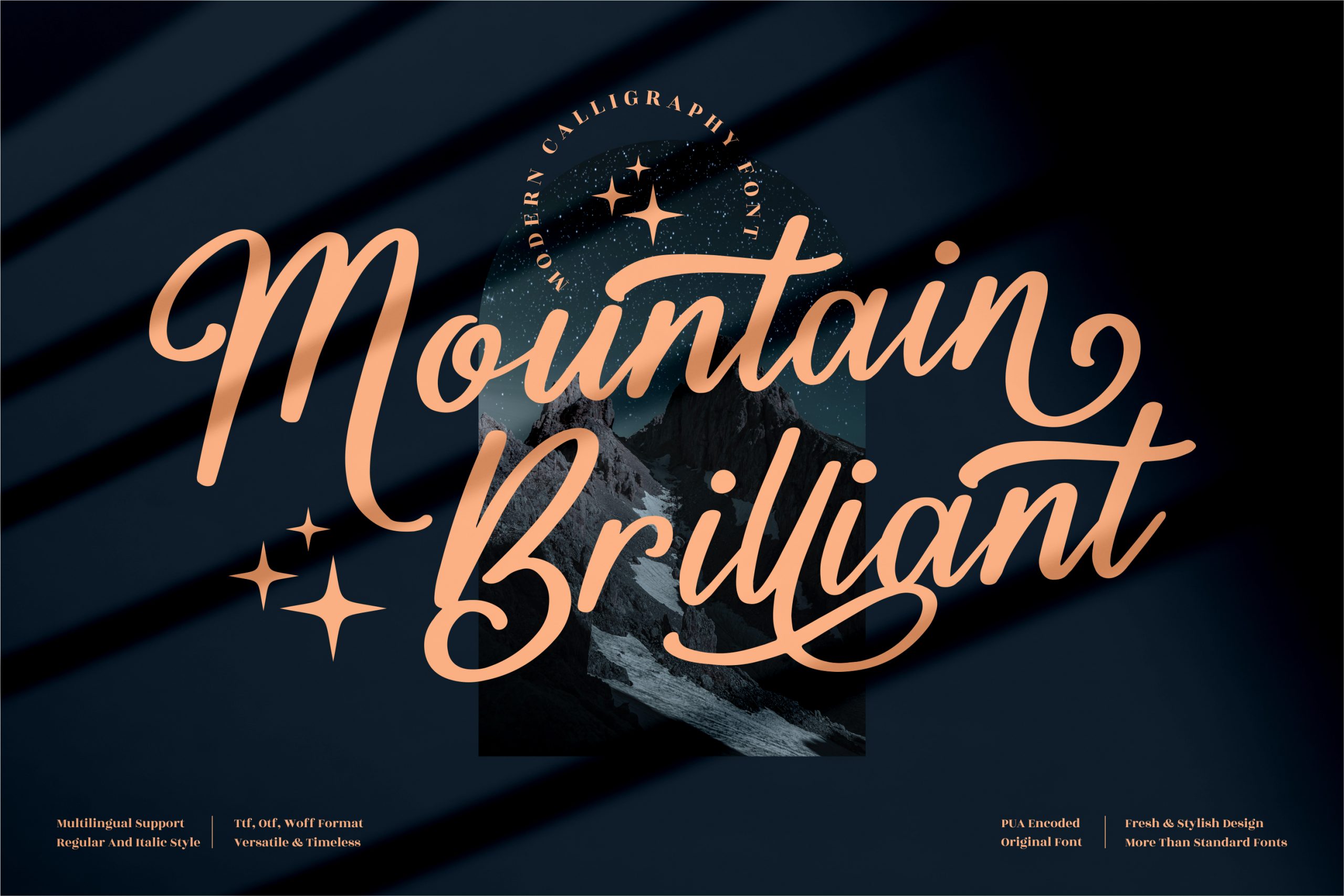 Mountain Brilliant Script Font