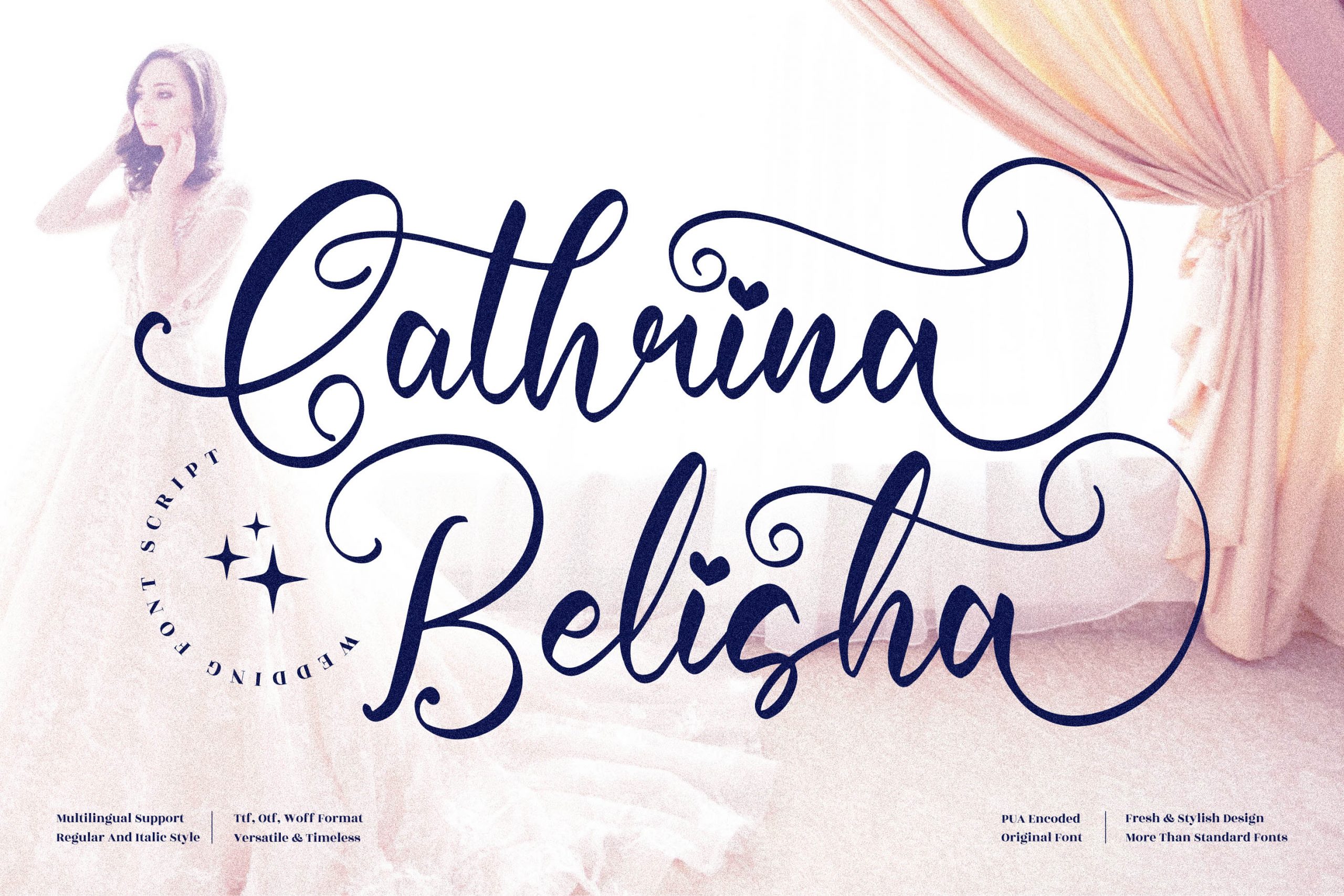 Cathrina Belisha Calligraphy Font