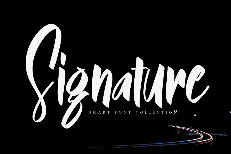 Signature Brush Font