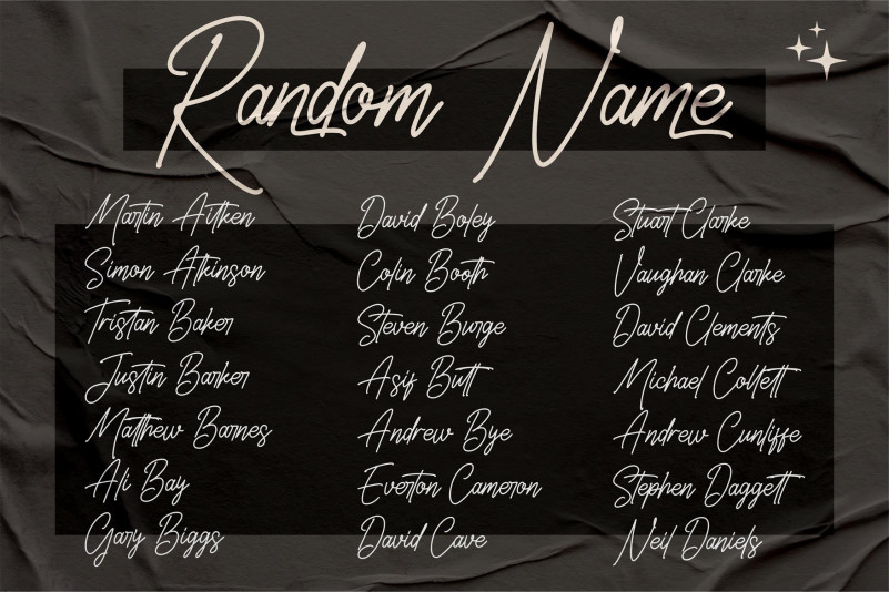 Belistaria Signature Font preview image 2