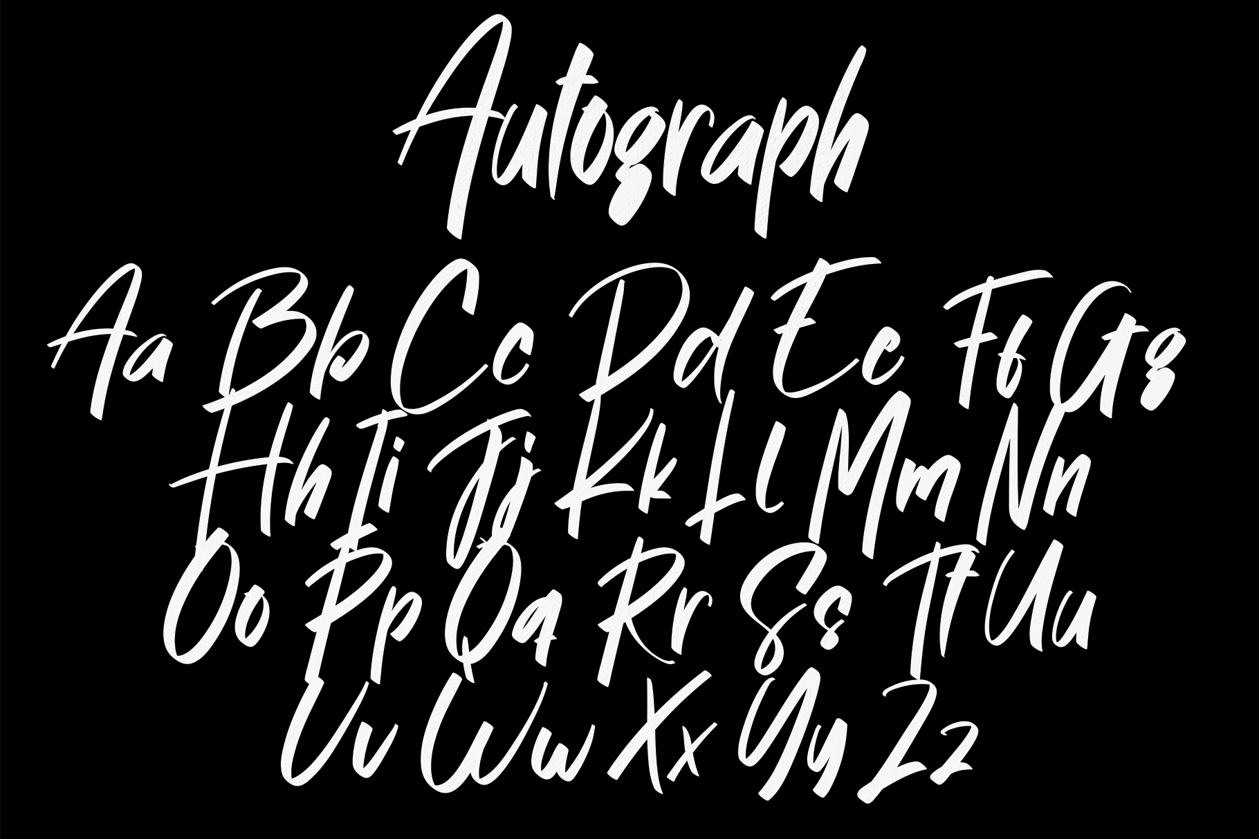 Autograph Font preview image 5