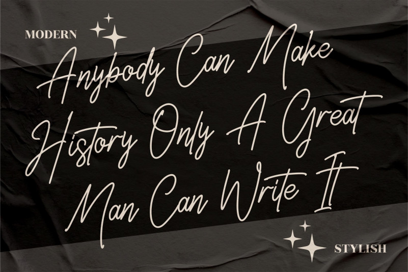 Belistaria Signature Font preview image 4