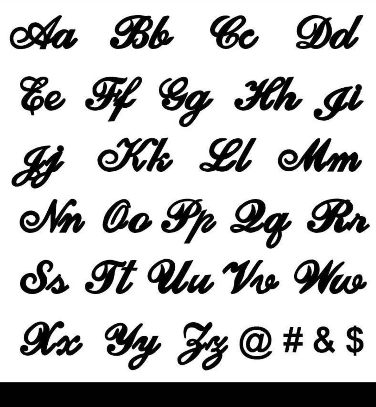 does anyone know this font