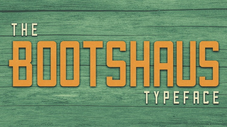 Bootshaus Font preview image 1